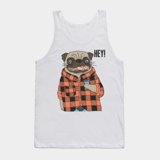 cute pug hey Tank Top